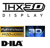 THX 3Dディスプレイ規格 フルハイビジョン 1920×1080 D-ILA(R) 3D