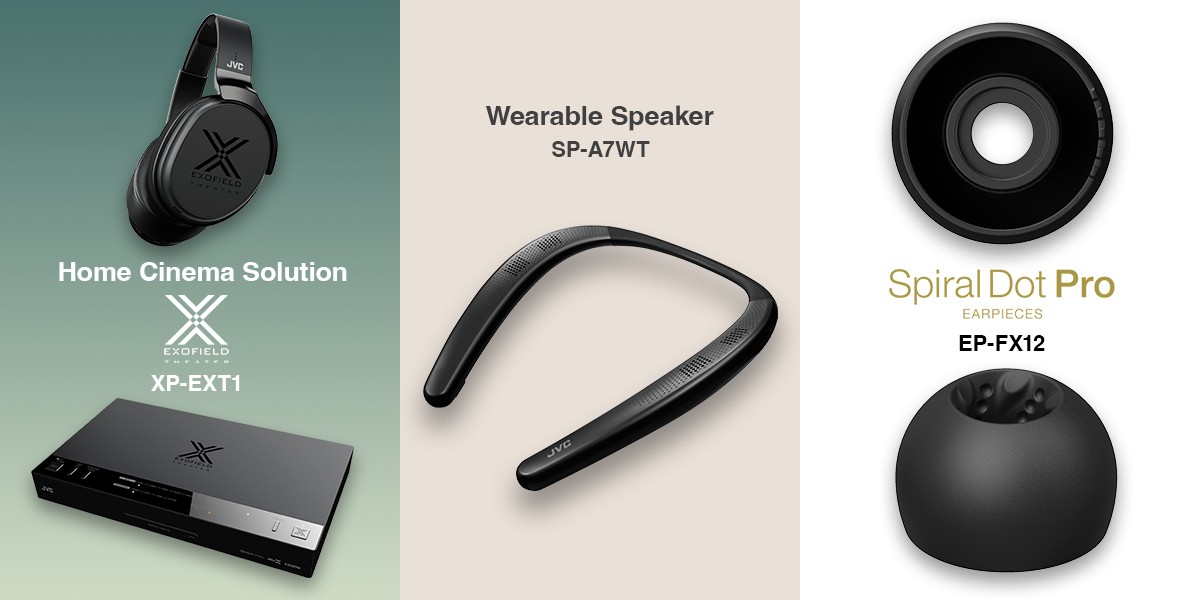 Home Cinema Solution XP-EXT1 Wearable Speaker SP-A7WT Spiral Dot Pro EARPIECES EP-FX12