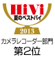 HiVi夏のベストバイ2013 カメラレコーダー部門2位