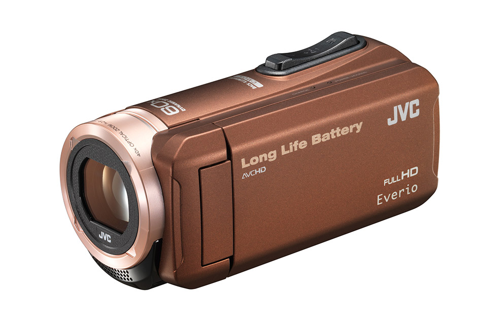 【55%OFF!】 プールトップ9JVC KENWOOD JVC ビデオカメラ EVERIO 防水 防塵 内蔵メモリー32GB ブラウン GZ