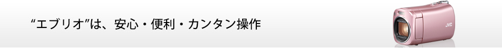 エブリオ”は、安心・便利・カンタン操作