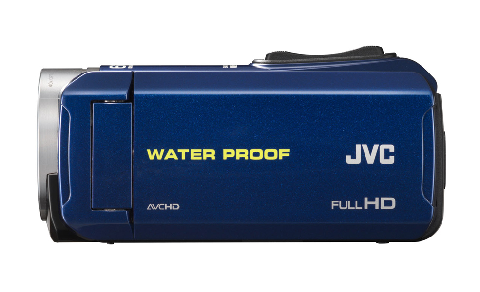フルハイビジョン防水ビデオカメラ JVC GZ-R70-A ビクターブルー