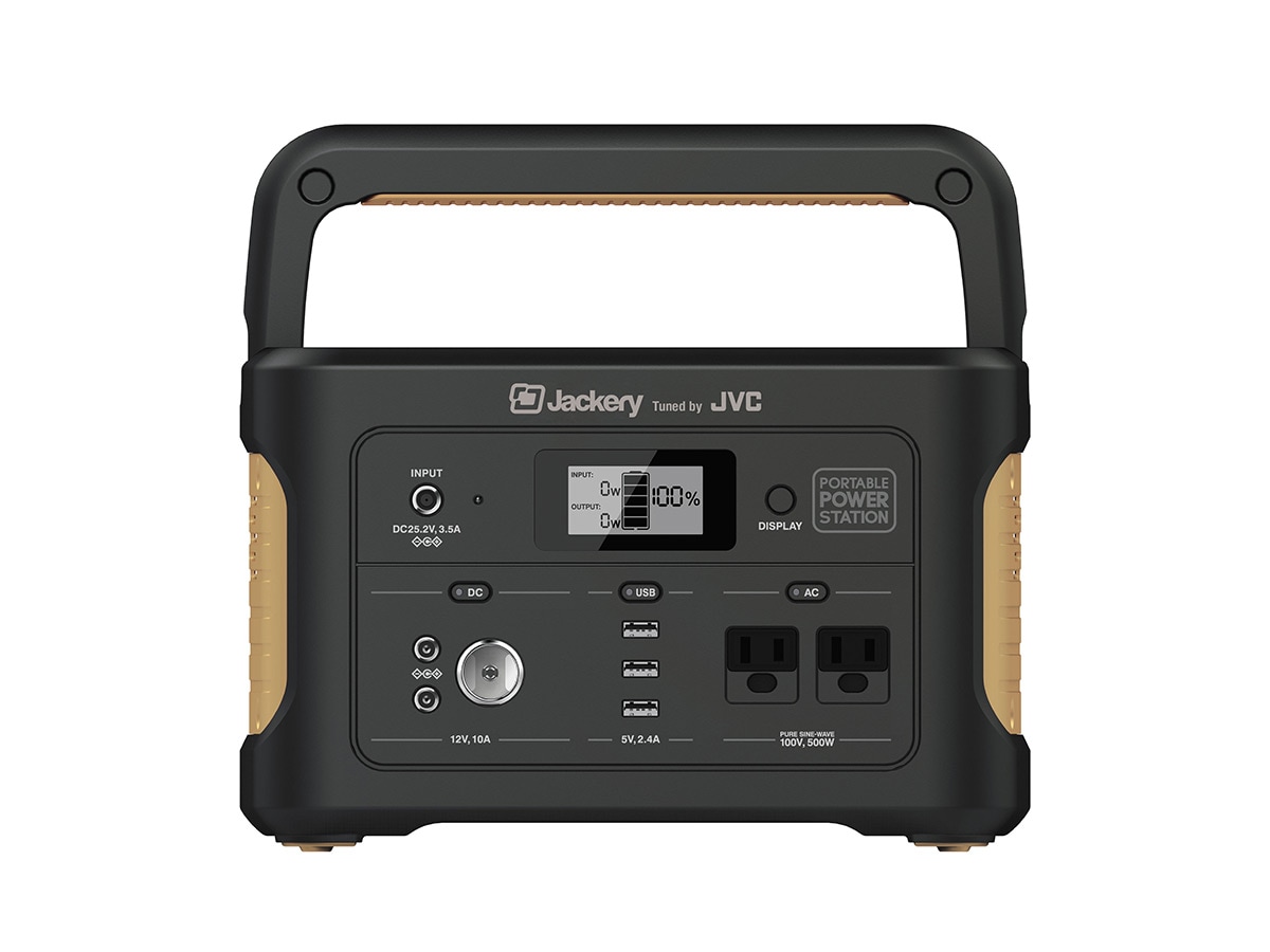 ☆未使用品☆jackery ジャクリ ポータブル電源 BN-RB5-C 500W 144,000ｍAh/518Wh Tuned by JVCケンウッド アウトドア キャンプ 67054