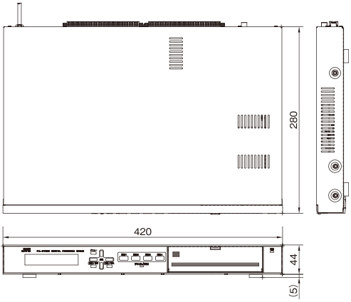 主な仕様 | デジタルプログラムチャイム PA-DT600（B） | 業務用放送