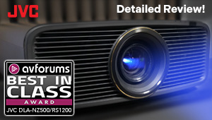 AV Forum's Designates JVC's DLA-NZ500/RS1200 the Best in Class Award