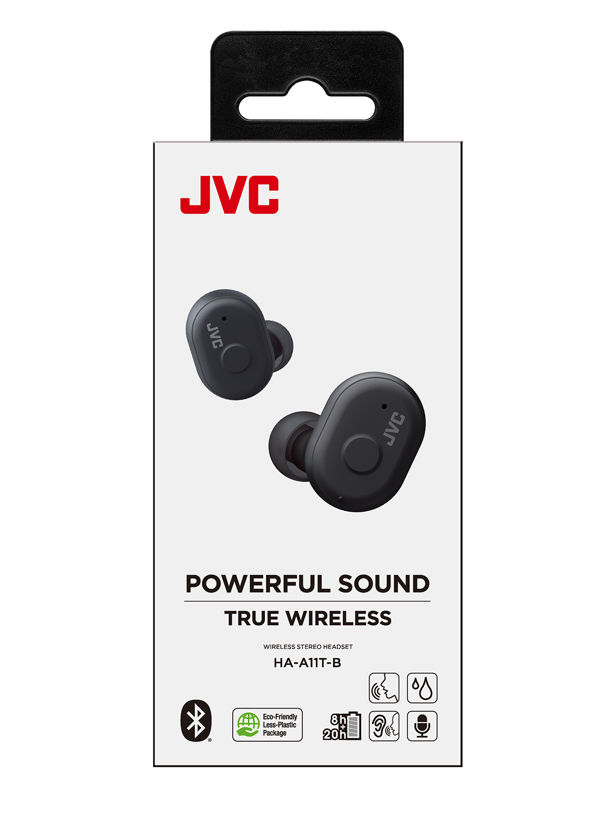 ヘッドホン JVC HA-A11T-B BLACK