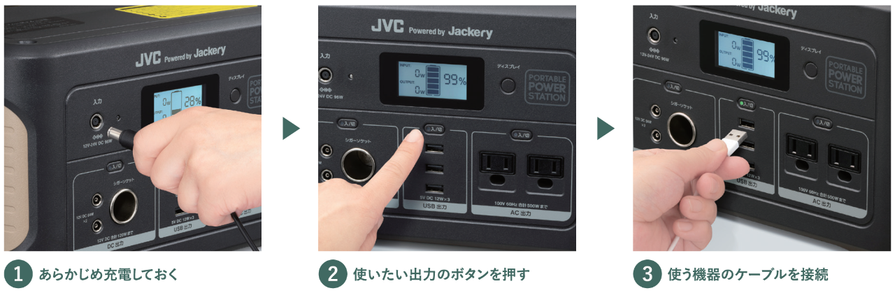 BN-RB62-C | ポータブル電源 | JVC